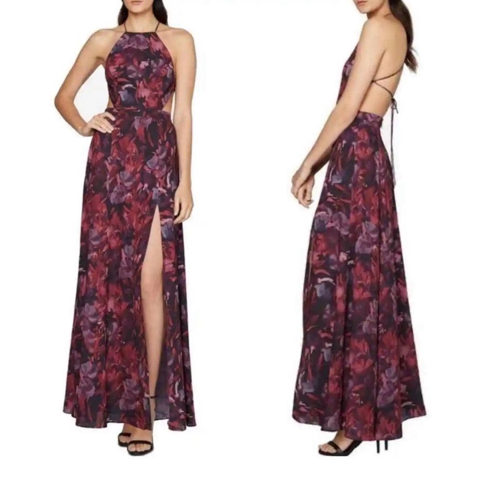 Fame and Partners Dress- dark flower pattern size 10